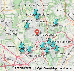 Mappa Via Reali, 20037 Milano MI, Italia (4.09769)