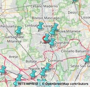 Mappa Via Reali, 20037 Milano MI, Italia (6.0715)