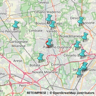 Mappa Via Reali, 20037 Milano MI, Italia (5.34417)