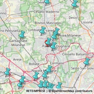 Mappa Via Reali, 20037 Milano MI, Italia (6.0715)