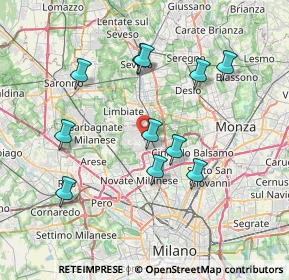 Mappa Via Reali, 20037 Milano MI, Italia (7.18273)
