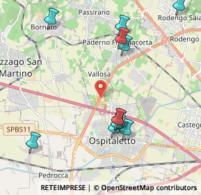 Mappa Strada Provinciale, 25035 Ospitaletto BS, Italia (2.26909)