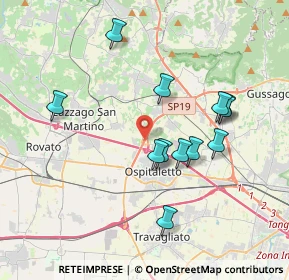 Mappa Strada Provinciale, 25035 Ospitaletto BS, Italia (3.49417)