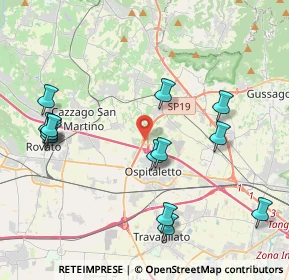 Mappa Strada Provinciale, 25035 Ospitaletto BS, Italia (4.54571)