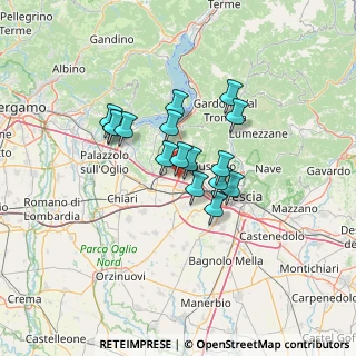 Mappa Strada Provinciale, 25035 Ospitaletto BS, Italia (9.50125)