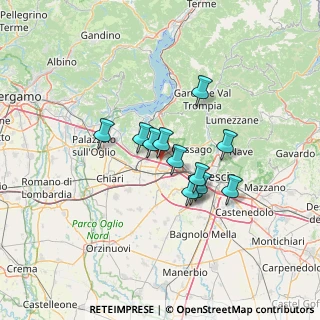 Mappa Strada Provinciale, 25035 Ospitaletto BS, Italia (9.615)