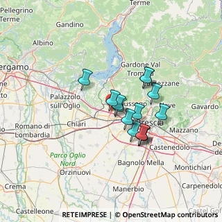 Mappa Strada Provinciale, 25035 Ospitaletto BS, Italia (9.76643)