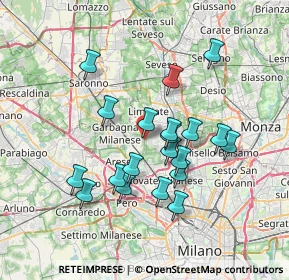 Mappa Via Francesco Cilea, 20030 Senago MI, Italia (6.333)