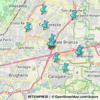 Mappa Centro Direzionale Colleoni, 20864 Agrate Brianza MB, Italia (1.77909)