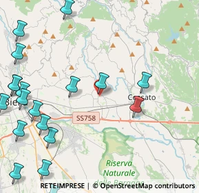 Mappa Via Genova, 13855 Valdengo BI, Italia (6.1895)