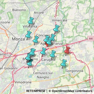 Mappa Via Ghiringhella, 20864 Agrate Brianza MB, Italia (3.23118)