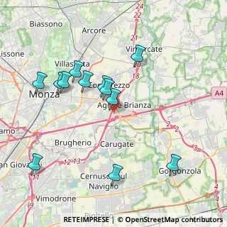 Mappa Via Ghiringhella, 20864 Agrate Brianza MB, Italia (3.98917)