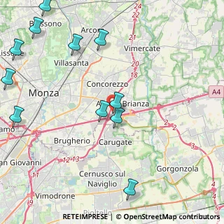 Mappa Via Ghiringhella, 20864 Agrate Brianza MB, Italia (5.58091)