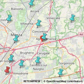 Mappa Via Ghiringhella, 20864 Agrate Brianza MB, Italia (6.49583)