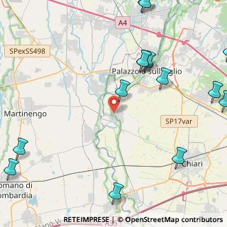 Mappa Via S. Martino, 25037 Pontoglio BS, Italia (6.25929)