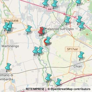 Mappa Via S. Martino, 25037 Pontoglio BS, Italia (5.9535)