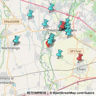 Mappa Via S. Martino, 25037 Pontoglio BS, Italia (3.7485)