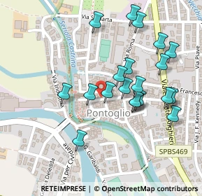 Mappa Via Cesare Battisti, 25037 Pontoglio BS, Italia (0.231)
