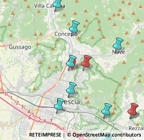 Mappa Via Campane, 25128 Brescia BS, Italia (5.13273)