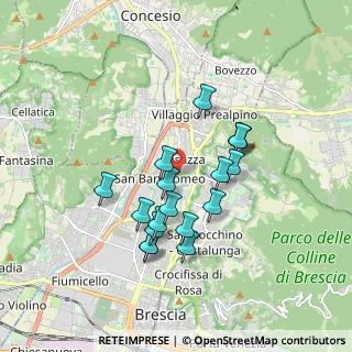 Mappa Via Campane, 25128 Brescia BS, Italia (1.52444)