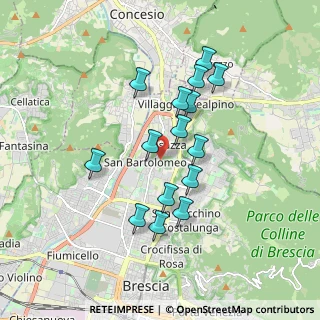 Mappa Via Campane, 25128 Brescia BS, Italia (1.562)