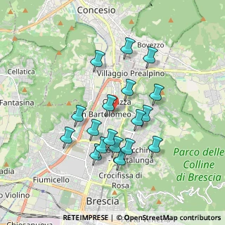 Mappa Via Campane, 25128 Brescia BS, Italia (1.64389)