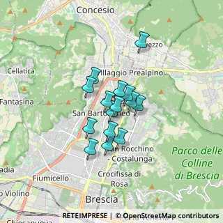 Mappa Via Campane, 25128 Brescia BS, Italia (1.086)