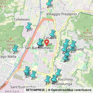 Mappa Via Campane, 25128 Brescia BS, Italia (1.236)
