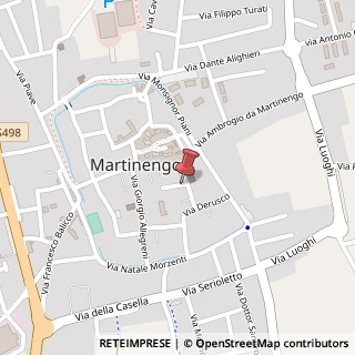 Mappa Via San Giorgio, 33, 24057 Martinengo, Bergamo (Lombardia)