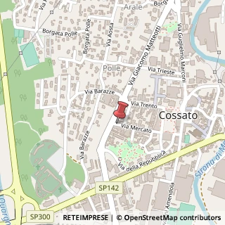 Mappa Via del Mercato, 91, 13836 Cossato, Biella (Piemonte)