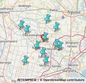 Mappa Via Ronchi, 30037 Scorzè VE, Italia (6.27727)