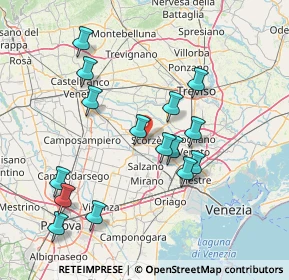 Mappa Via Ronchi, 30037 Scorzè VE, Italia (15.00733)