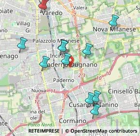 Mappa Viale della Repubblica, 20037 Paderno Dugnano MI, Italia (1.99727)
