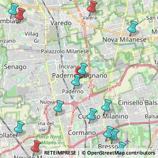 Mappa Viale della Repubblica, 20037 Paderno Dugnano MI, Italia (3.30929)