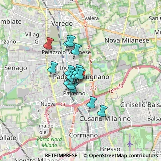 Mappa Viale della Repubblica, 20037 Paderno Dugnano MI, Italia (1.14188)