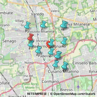 Mappa Viale della Repubblica, 20037 Paderno Dugnano MI, Italia (1.63467)