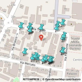Mappa Via Trento, 13836 Cossato BI, Italia (0.06769)