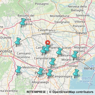 Mappa Via Tiso, 35012 Camposampiero PD, Italia (18.93091)