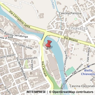 Mappa Via Cernaia, 46, 13900 Biella, Biella (Piemonte)