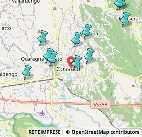 Mappa Via Don Giovanni Minzoni, 13836 Cossato BI, Italia (2.08909)
