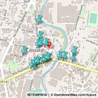 Mappa Via Don Giovanni Minzoni, 13836 Cossato BI, Italia (0.203)