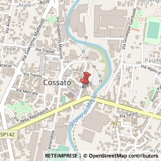 Mappa Via Ranzoni, 12, 13836 Cossato, Biella (Piemonte)