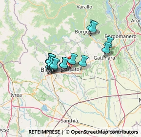 Mappa Via Don Giovanni Minzoni, 13836 Cossato BI, Italia (9.7065)