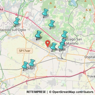 Mappa Via G. di Vittorio Traversa II, 25030 Coccaglio BS, Italia (3.64636)