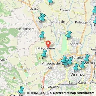 Mappa Strada del Pasubio, 36100 Vicenza VI, Italia (2.92067)