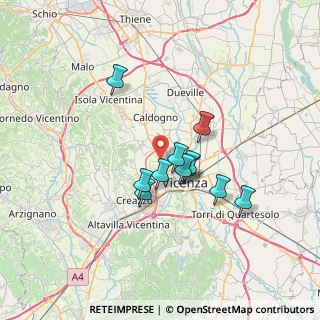 Mappa Strada del Pasubio, 36100 Vicenza VI, Italia (5.26727)