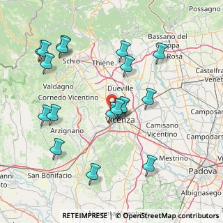 Mappa Strada del Pasubio, 36100 Vicenza VI, Italia (16.90278)