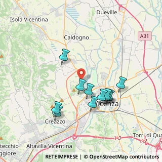 Mappa Strada del Pasubio, 36100 Vicenza VI, Italia (3.42)