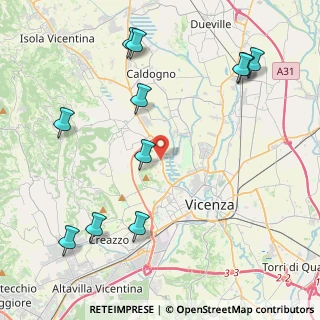 Mappa Strada del Pasubio, 36100 Vicenza VI, Italia (5.14455)
