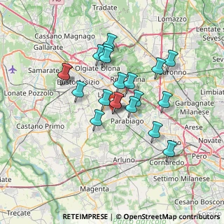 Mappa Via Merano, 20010 Canegrate MI, Italia (5.8195)
